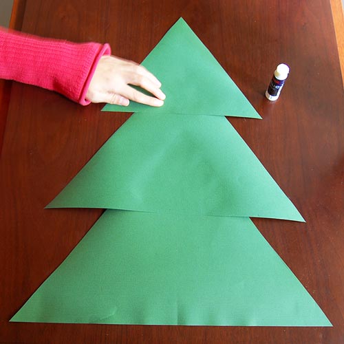 Paper Christmas Tree Kids Crafts Fun Craft Ideas FirstPalette