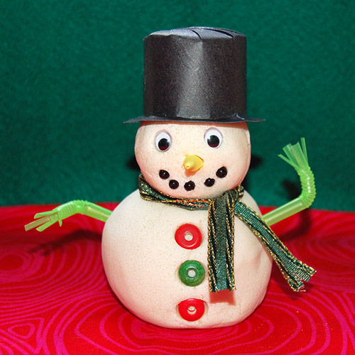 Salt Dough Snowman | Kids' Crafts | Fun Craft Ideas | FirstPalette.com