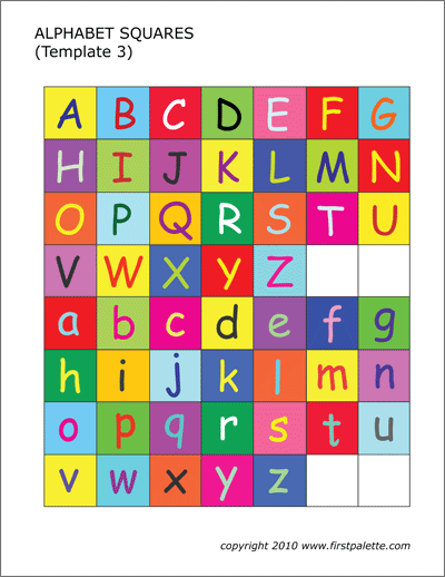 alphabet letter squares free printable templates coloring pages firstpalette com