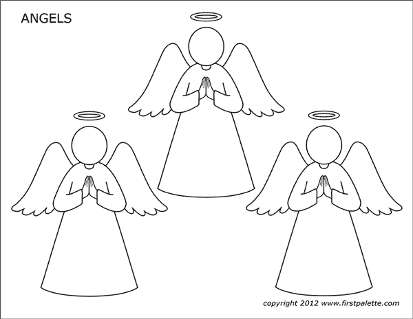 Free Printable Christmas Angel Template PRINTABLE TEMPLATES