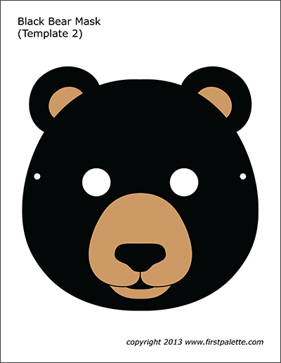 black bear template