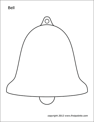 Bells Free Printable Templates Coloring Pages FirstPalette com