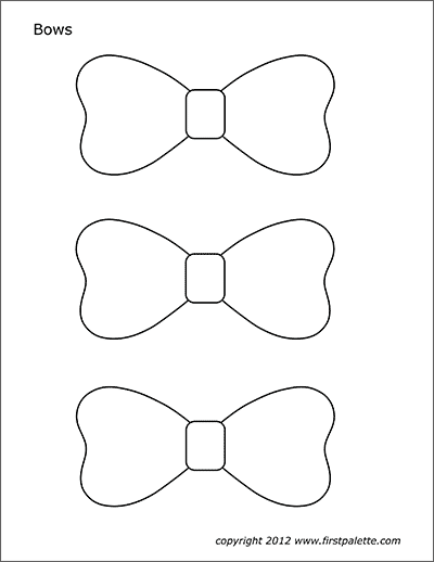 bow tie templates printable
