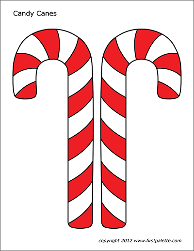 Candy Canes Free Printable Templates Coloring Pages FirstPalette