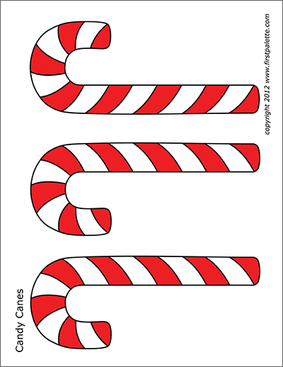 Candy Canes Free Printable Templates Coloring Pages FirstPalette