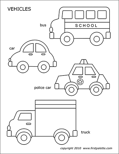 Free Printable Car Template PRINTABLE TEMPLATES