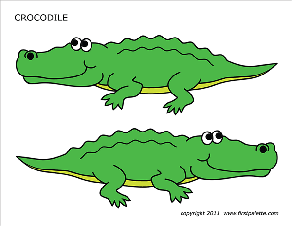 Free Printable Alligator Template FREE PRINTABLE TEMPLATES