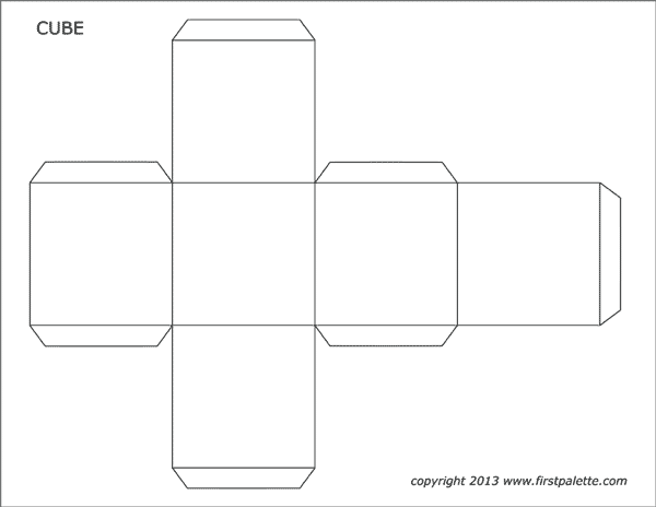 Cube Templates, Free Printable Templates & Coloring Pages