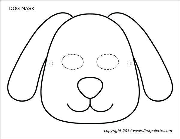paper mask hpund dog