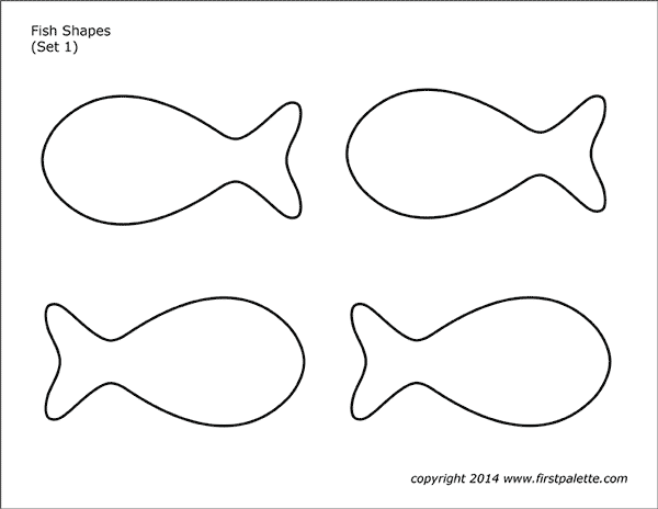 Printable Fish Hook Template  Fish printables, Fish outline
