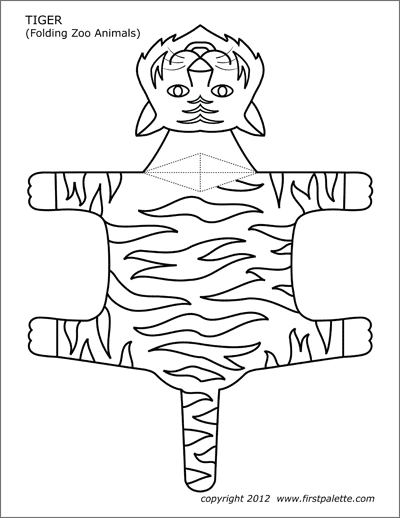 folding zoo animal templates free printable templates coloring pages firstpalette com