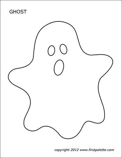 Halloween Templates Ghost Cutouts Printable DocTemplates