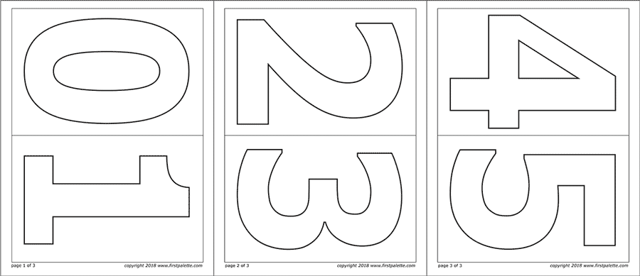 Numbers | Free Printable Templates & Coloring Pages ...
