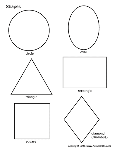 8 basic shapes for kindergarten