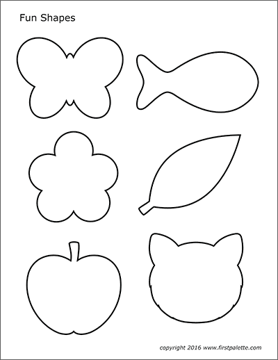 simple coloring pages shapes