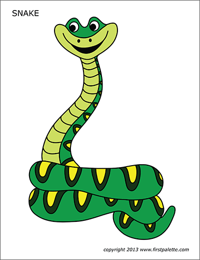 Snake Free Printable Templates Coloring Pages FirstPalette