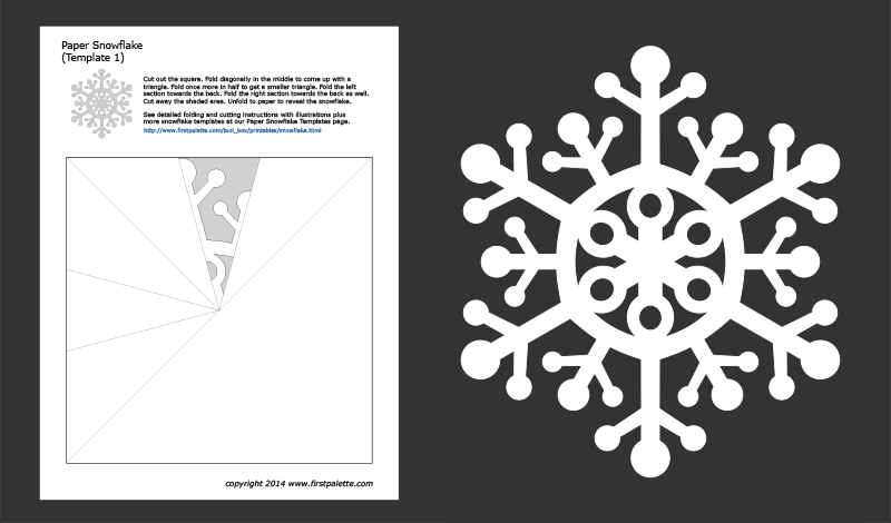 Paper Snowflake Templates Free Printable Templates Coloring Pages 