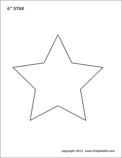extra large star outline