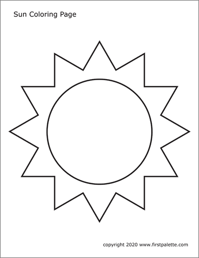 Free Printable Pictures Of The Sun